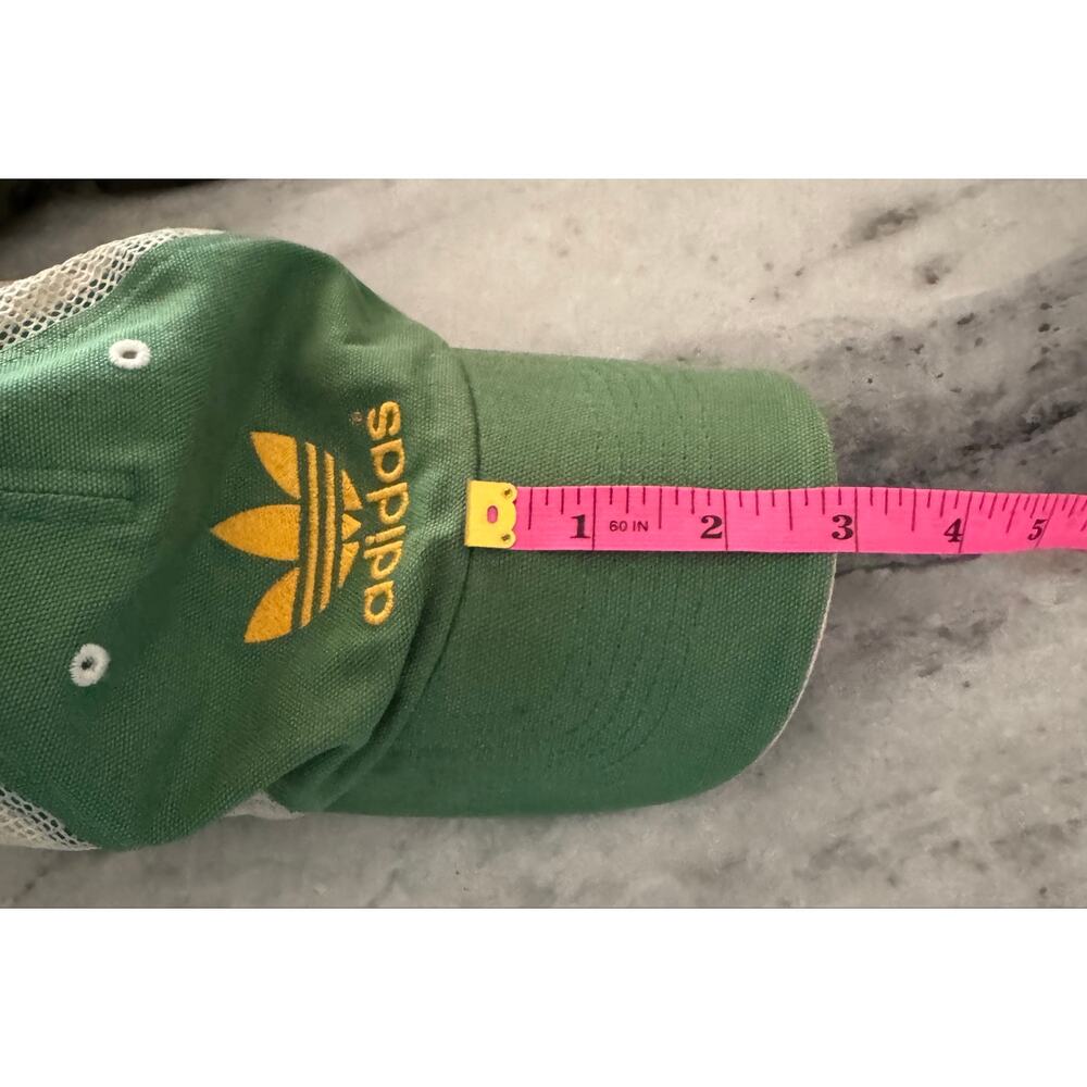 Vintage Adidas Trucker Mesh Hat Trefoil Y2K - Picture 3 of 8